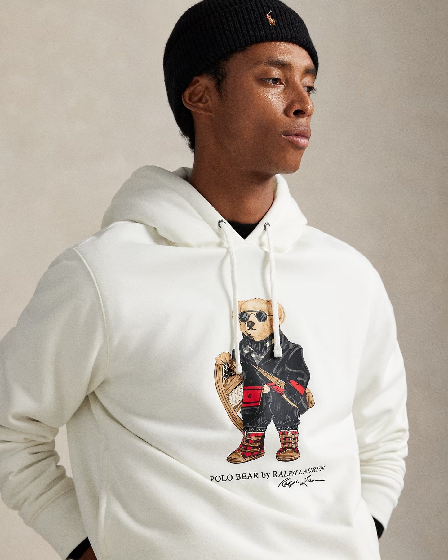 Sweat à capuche en molleton Polo Bear RL