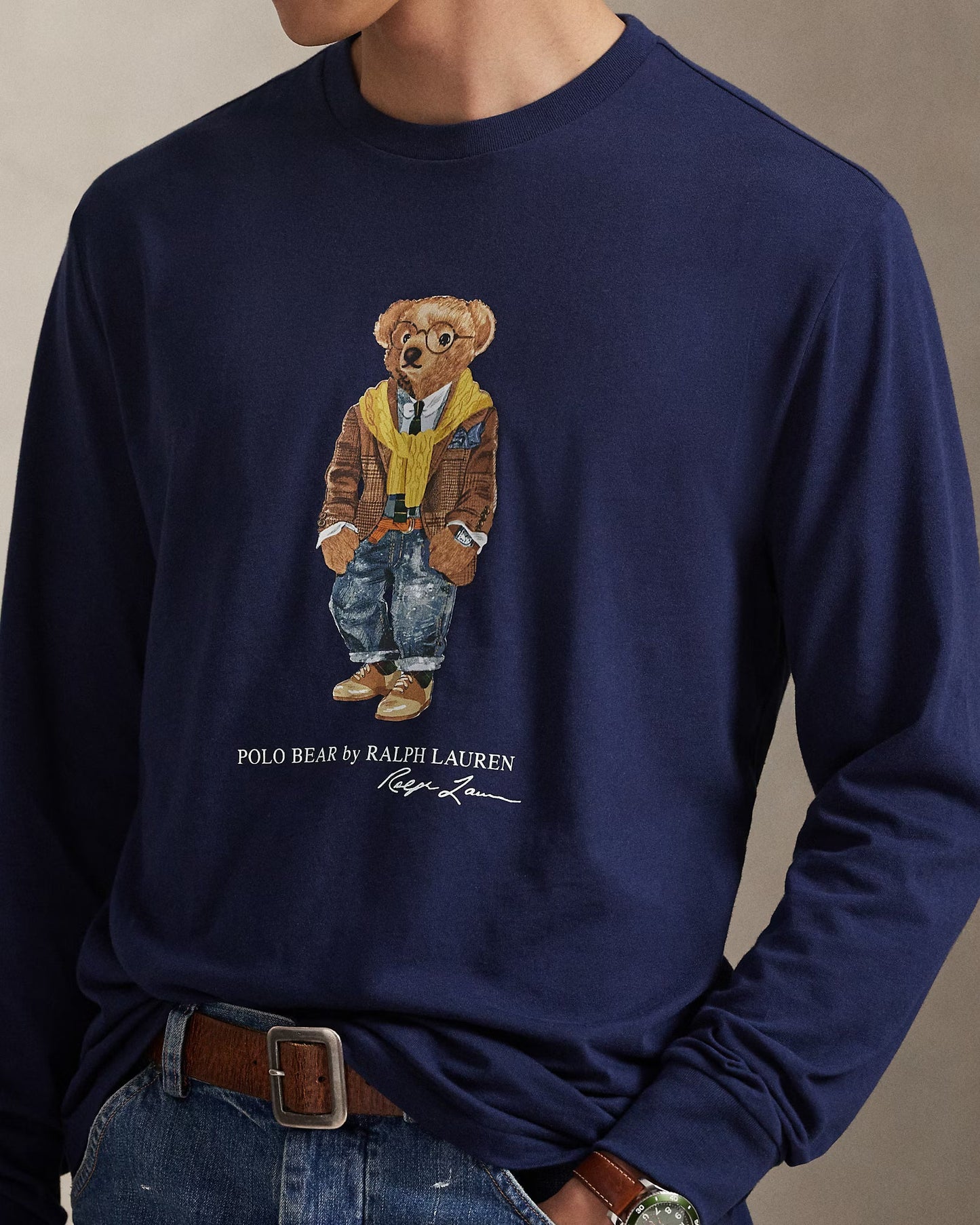 T-shirt en jersey Polo Bear coupe classique RL