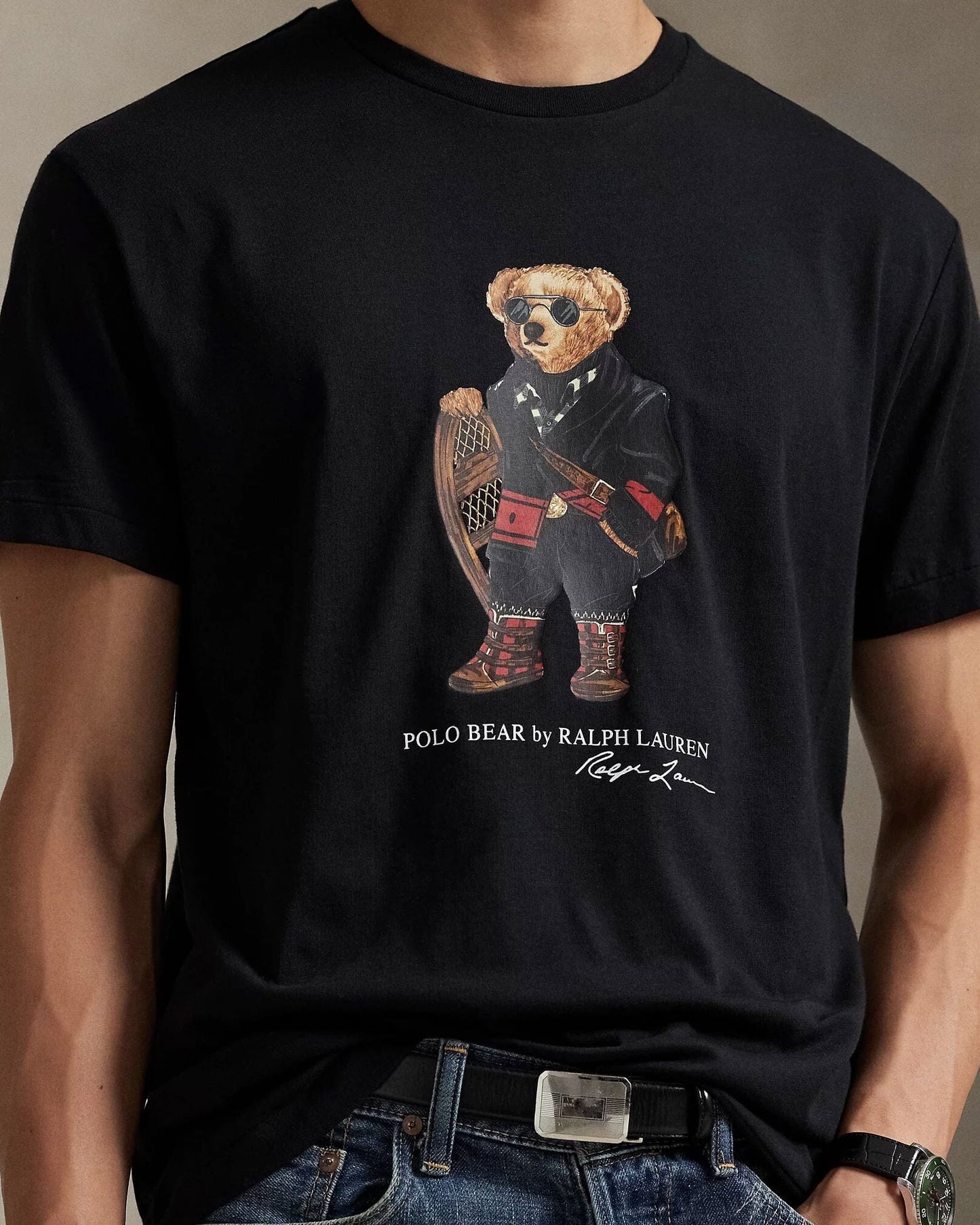 RL Polo Bear Jersey T-Shirt Klassische Passform