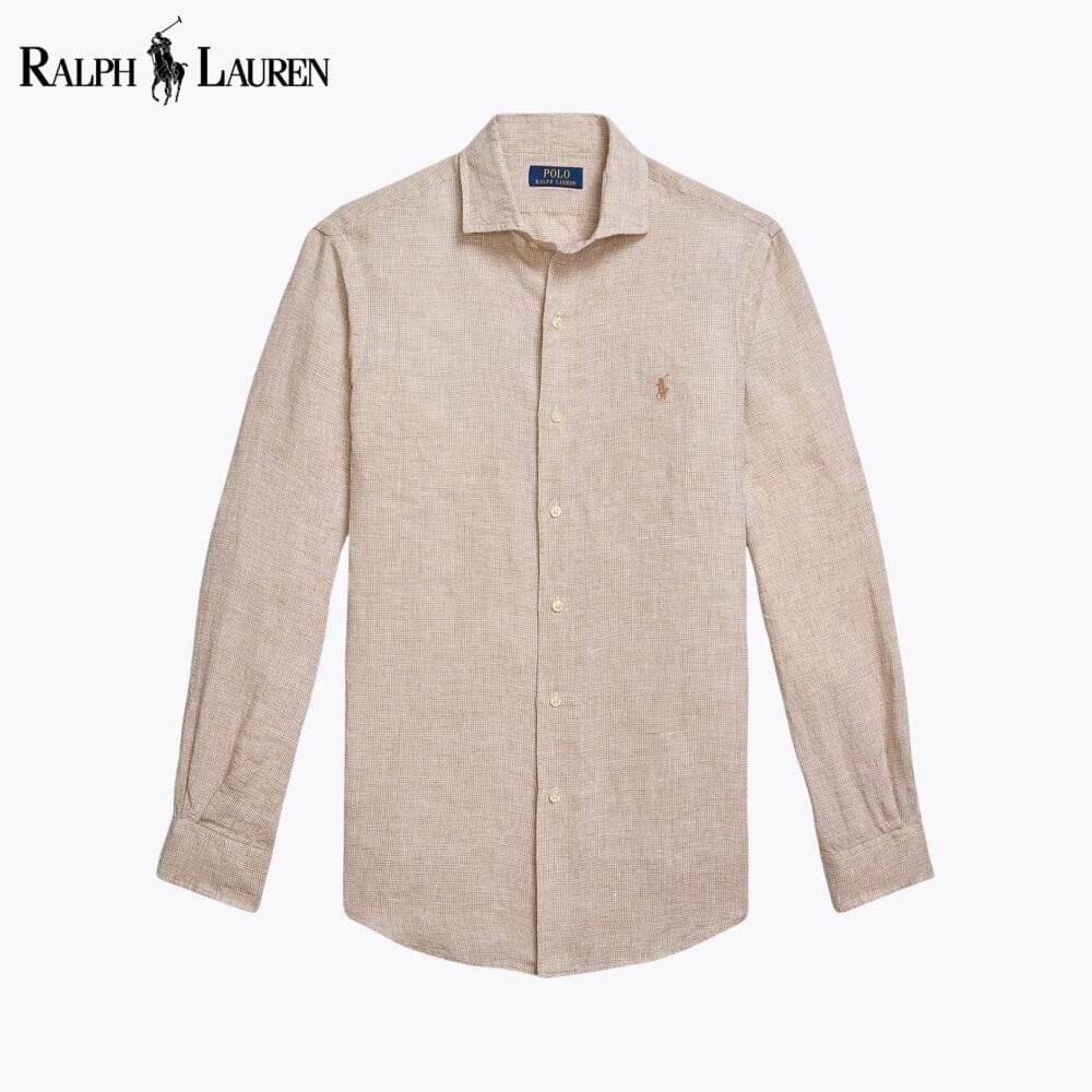Chemise en lin coupe personnalisée RL