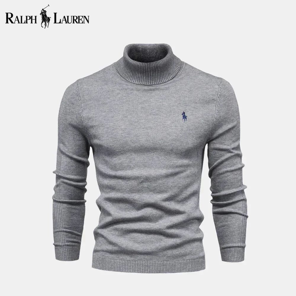 RL Rollkragenpullover aus Zopfstrick aus Wolle