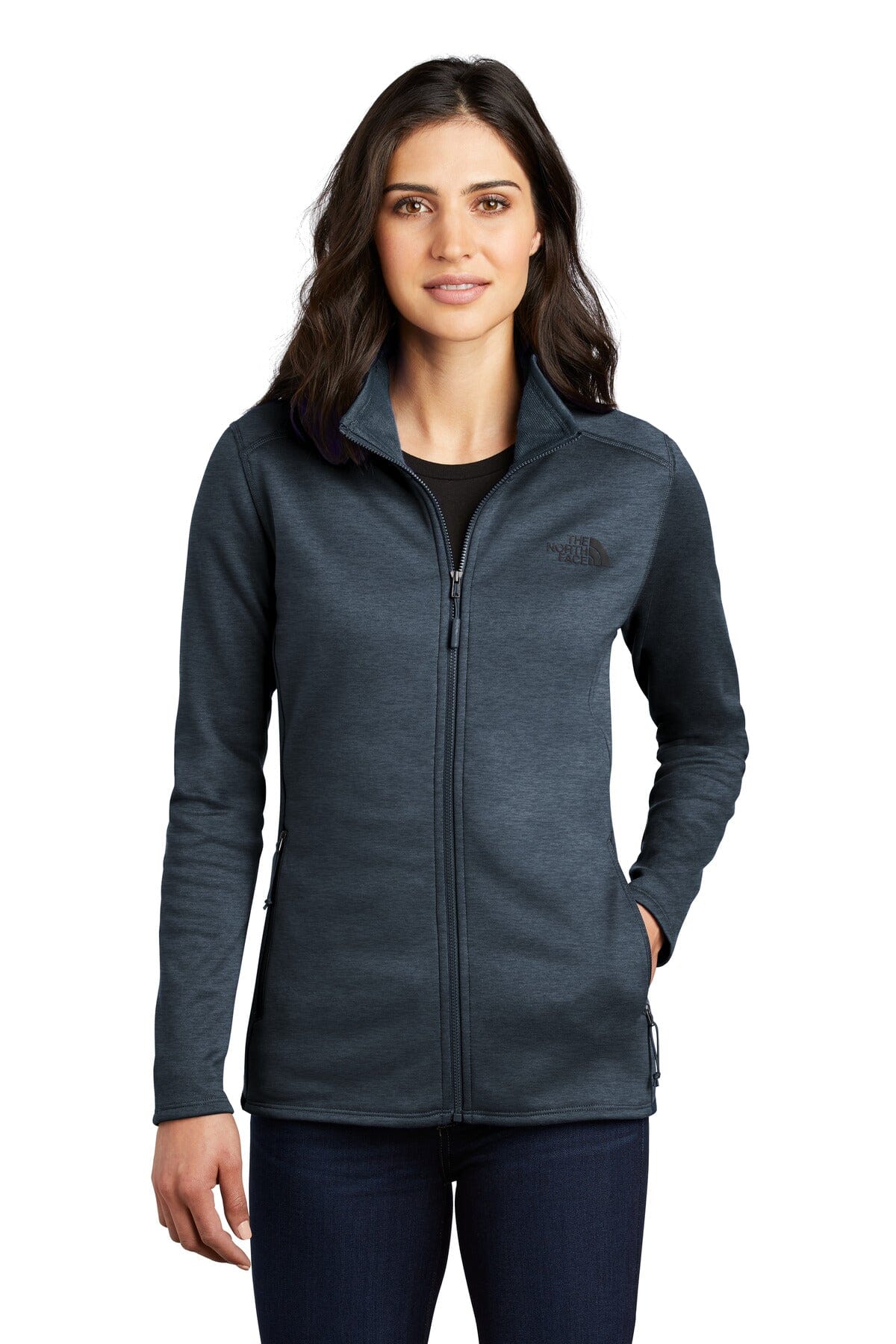 TNF Damen Skyline Fleecejacke mit durchgehendem Reißverschluss