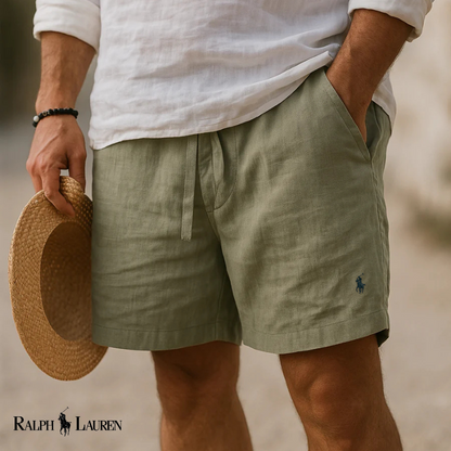 RL Heritage Linen Capri Shorts