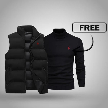 RL Herrenweste + Gratis-Pullover (Ausverkauf)