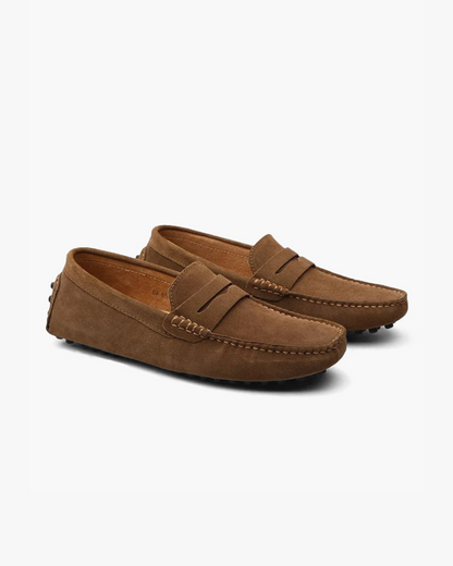 Mocassin de conduite en daim