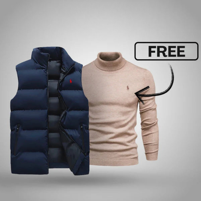 RL Herrenweste + Gratis-Pullover (Ausverkauf)