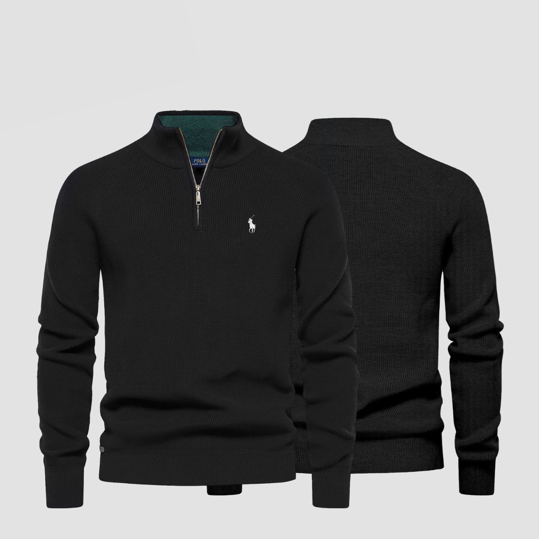 RL Herren Pullover mit Reißverschlusskragen (Ausverkauf)