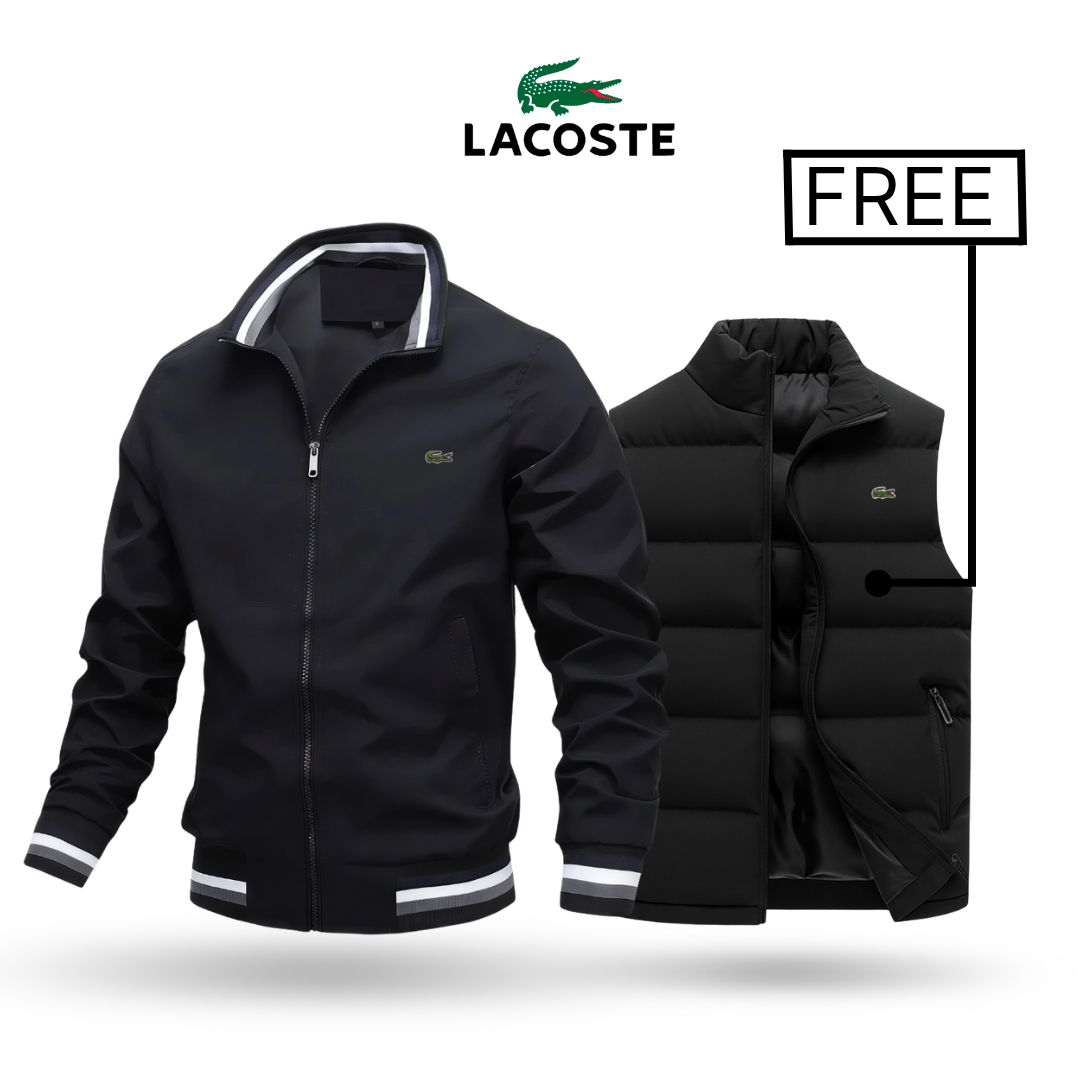 RL LACOSTE Premium Jacket + Stylish Vest FREE