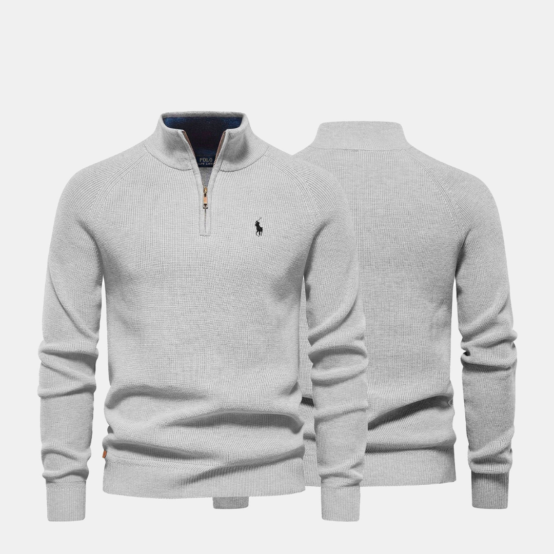 RL Herren Pullover mit Reißverschlusskragen (Ausverkauf)