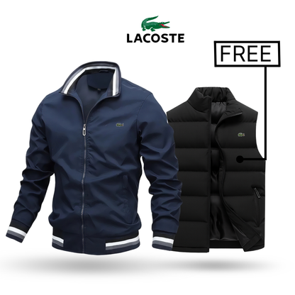 RL LACOSTE Premium Jacket + Stylish Vest FREE