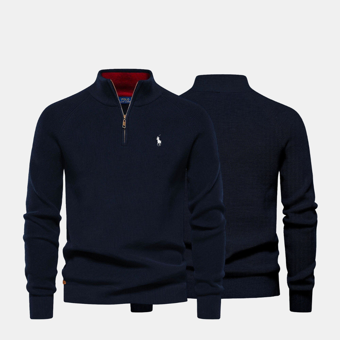 RL Herren Pullover mit Reißverschlusskragen (Ausverkauf)