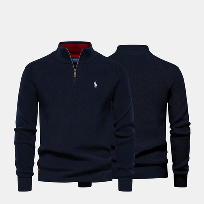 RL Herren Pullover mit Reißverschlusskragen (Ausverkauf)