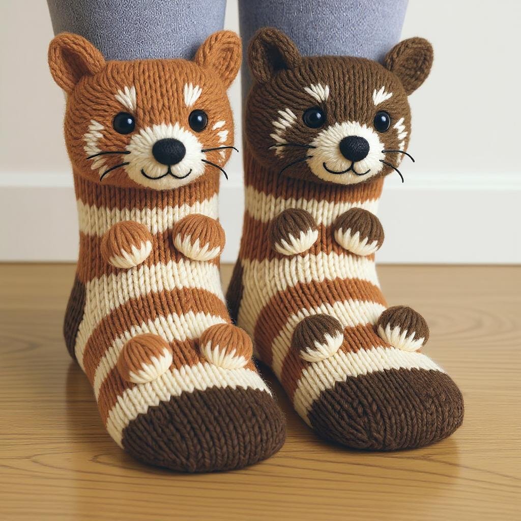 Tierische Kuschelsocken