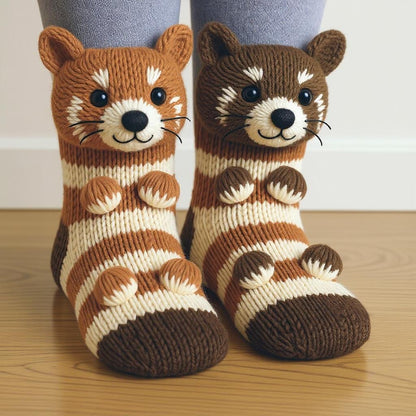 Tierische Kuschelsocken