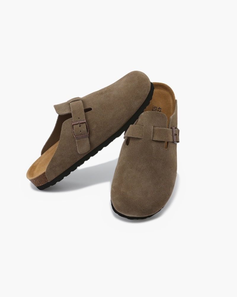 Wildleder-Clogs