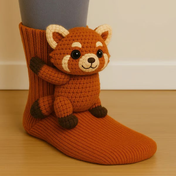 Tierische Kuschelsocken