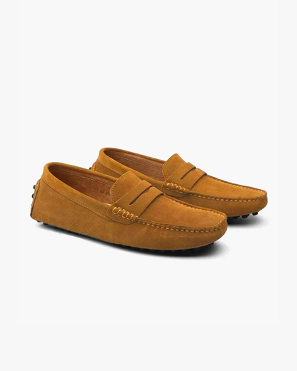 Mocassin de conduite en daim