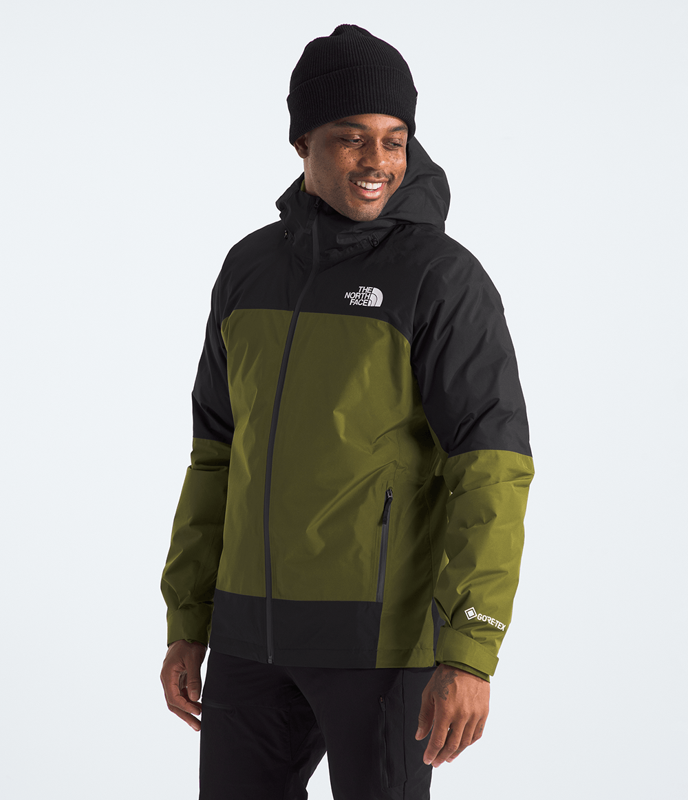 TNF Mountain Light Triclimate GTX Herrenjacke Forest Olive/TNF Black