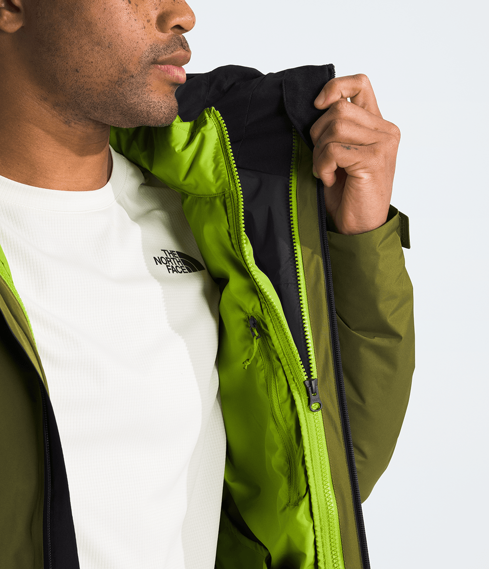 TNF Mountain Light Triclimate GTX Herrenjacke Forest Olive/TNF Black