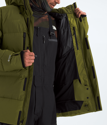 Veste TNF Corefire Down Windstopper pour homme, coloris olive forêt