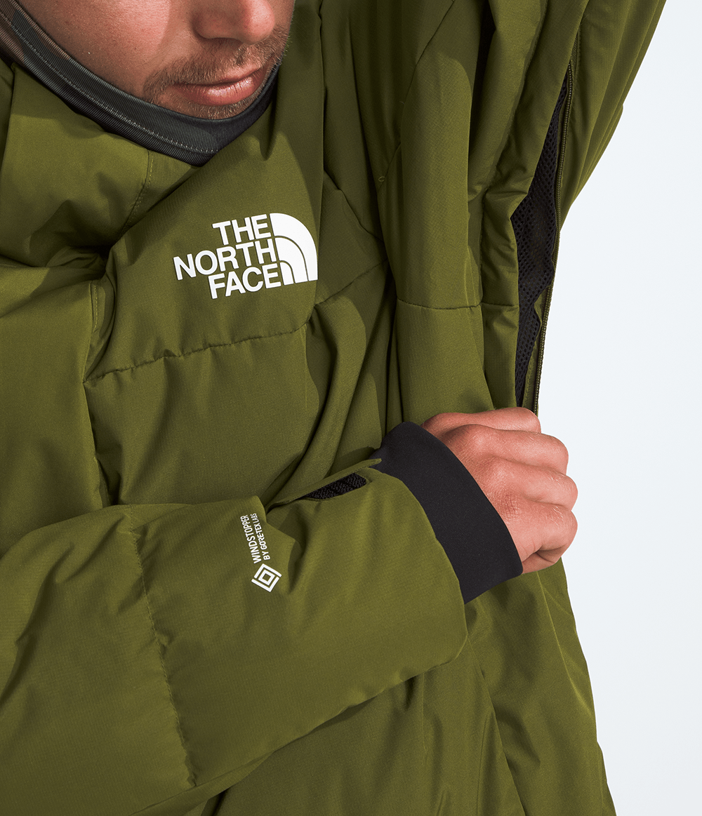 Veste TNF Corefire Down Windstopper pour homme, coloris olive forêt
