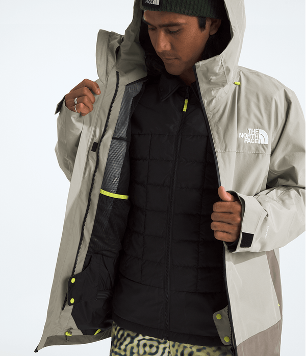 Veste The North Face homme Thermoball Eco Snow Triclimate Clay Grey/TNF Black
