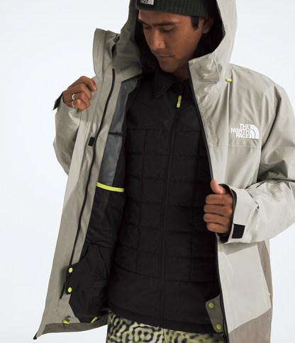Veste The North Face homme Thermoball Eco Snow Triclimate Clay Grey/TNF Black