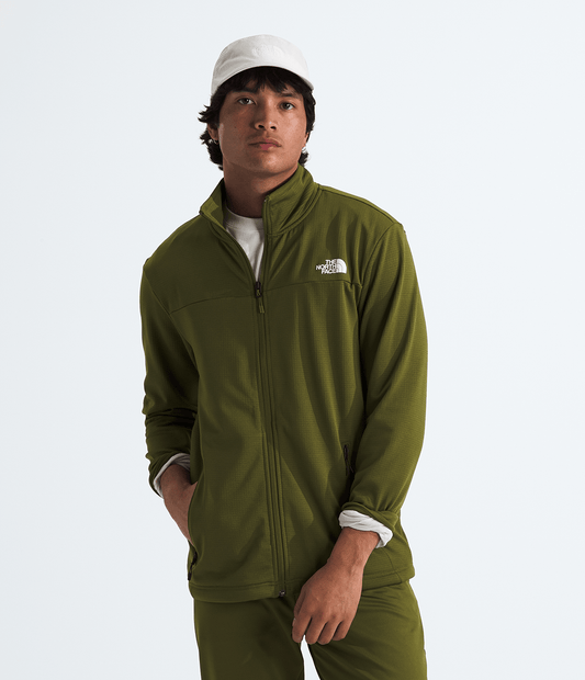 Fleece TNF Herren Cedar Trail Grid Full Zip Forest Olive