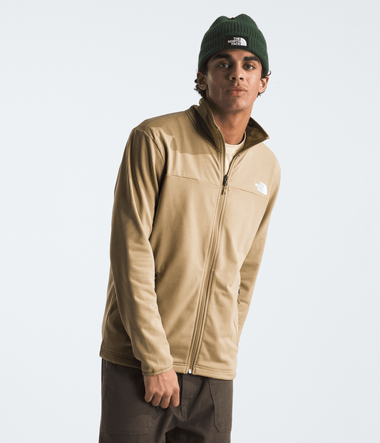 Fleece TNF Herren Cedar Trail Grid Full Zip Khaki Stone