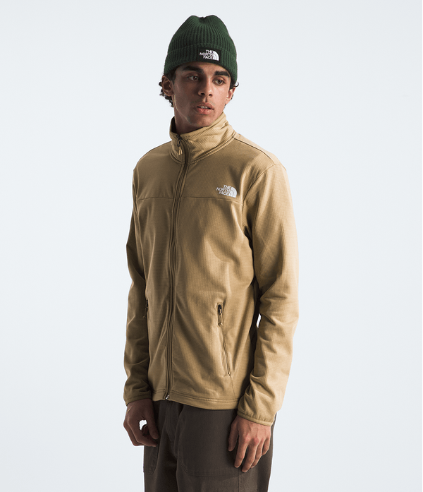 Fleece TNF Herren Cedar Trail Grid Full Zip Khaki Stone