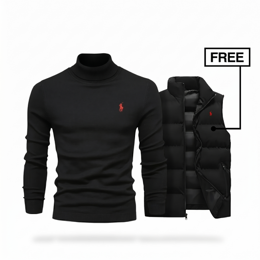 RL Premium Sweater + Vest jacket Free