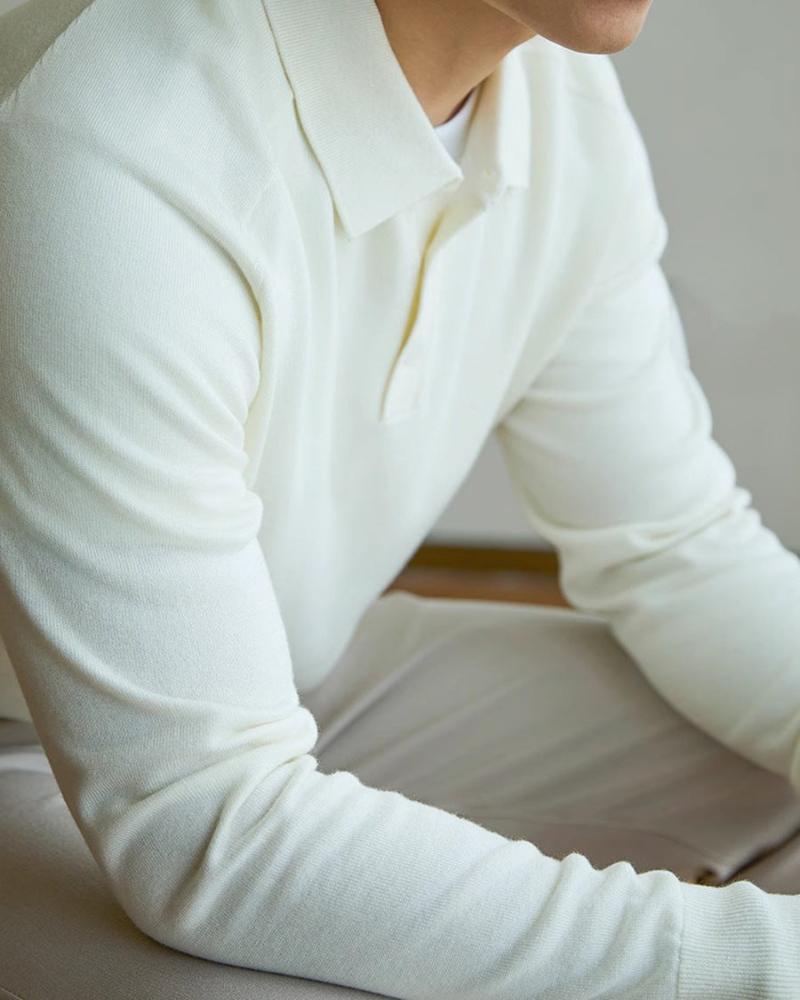 Polo aus 100 % Premium-Wolle