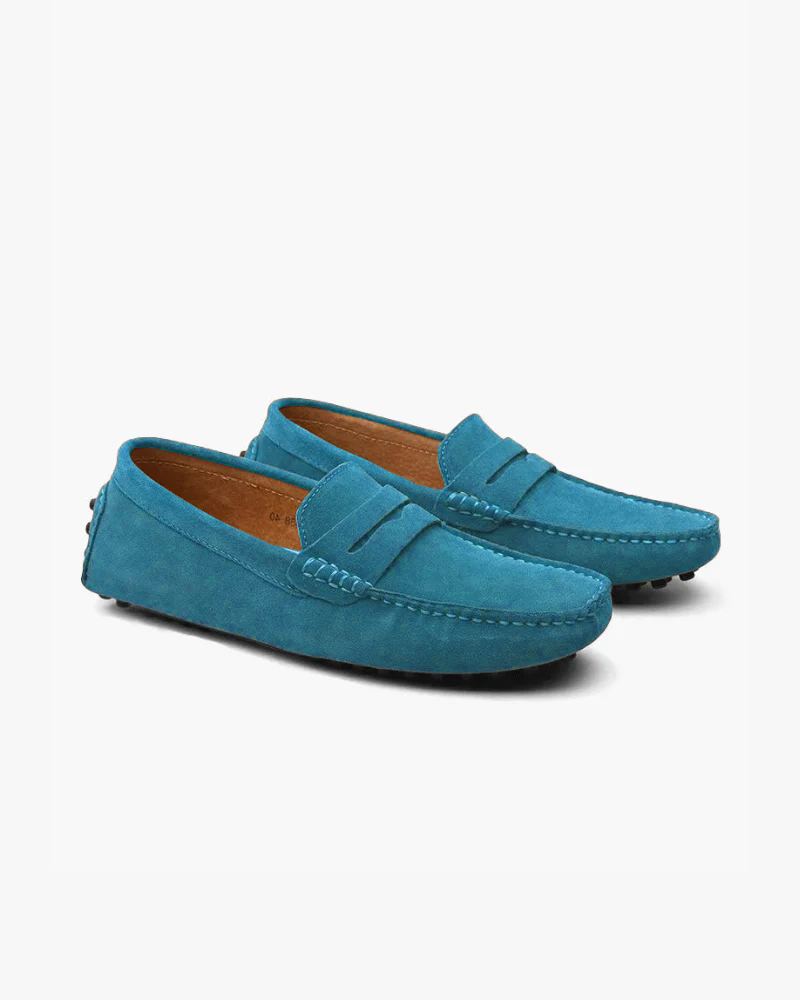 Mocassin de conduite en daim