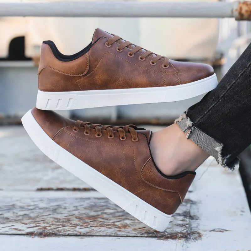 Sebastien™ Leder-Sneakers