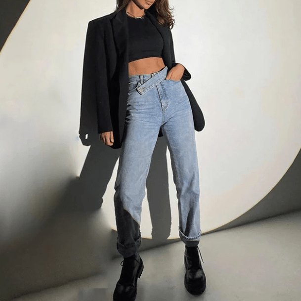 Olivia Stylish High-Waist-Jeans