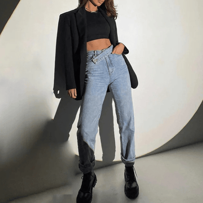 Olivia Stylish High-Waist-Jeans