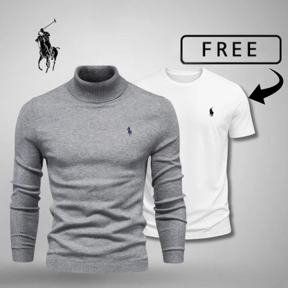 RL Premium Roll Neck Jumper + Free T-Shirt Today