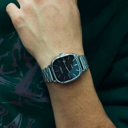 C A S I O Luxuriöse 36mm-Uhr - Wasserabweisend | Transferierter Stahl