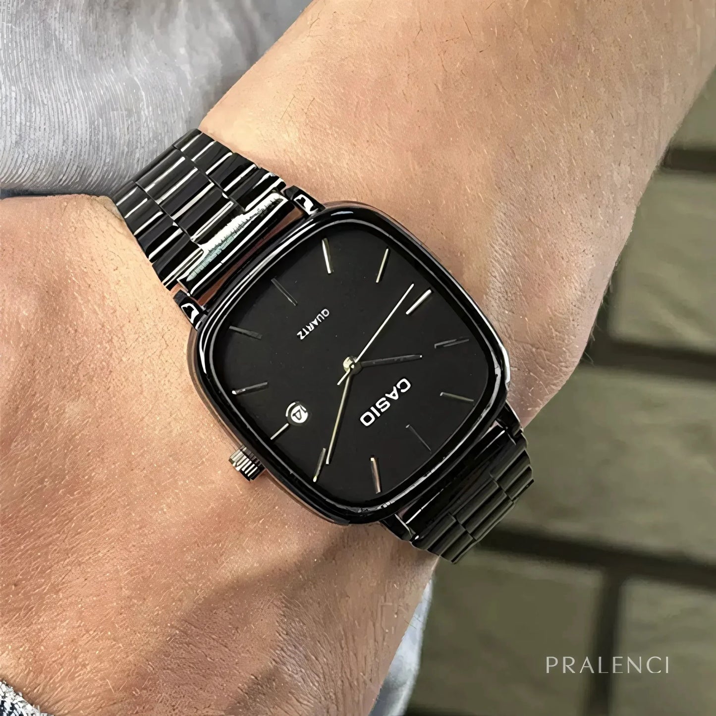 C A S I O Luxuriöse 36mm-Uhr - Wasserabweisend | Transferierter Stahl