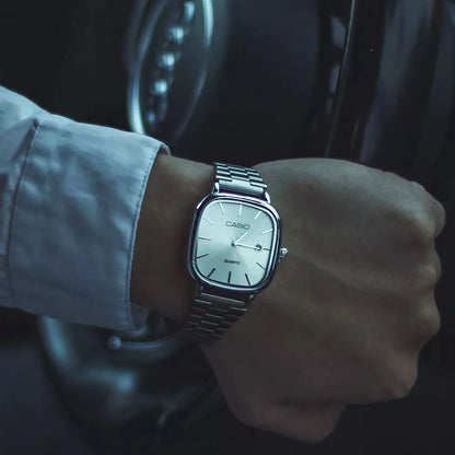 C A S I O Luxuriöse 36mm-Uhr - Wasserabweisend | Transferierter Stahl