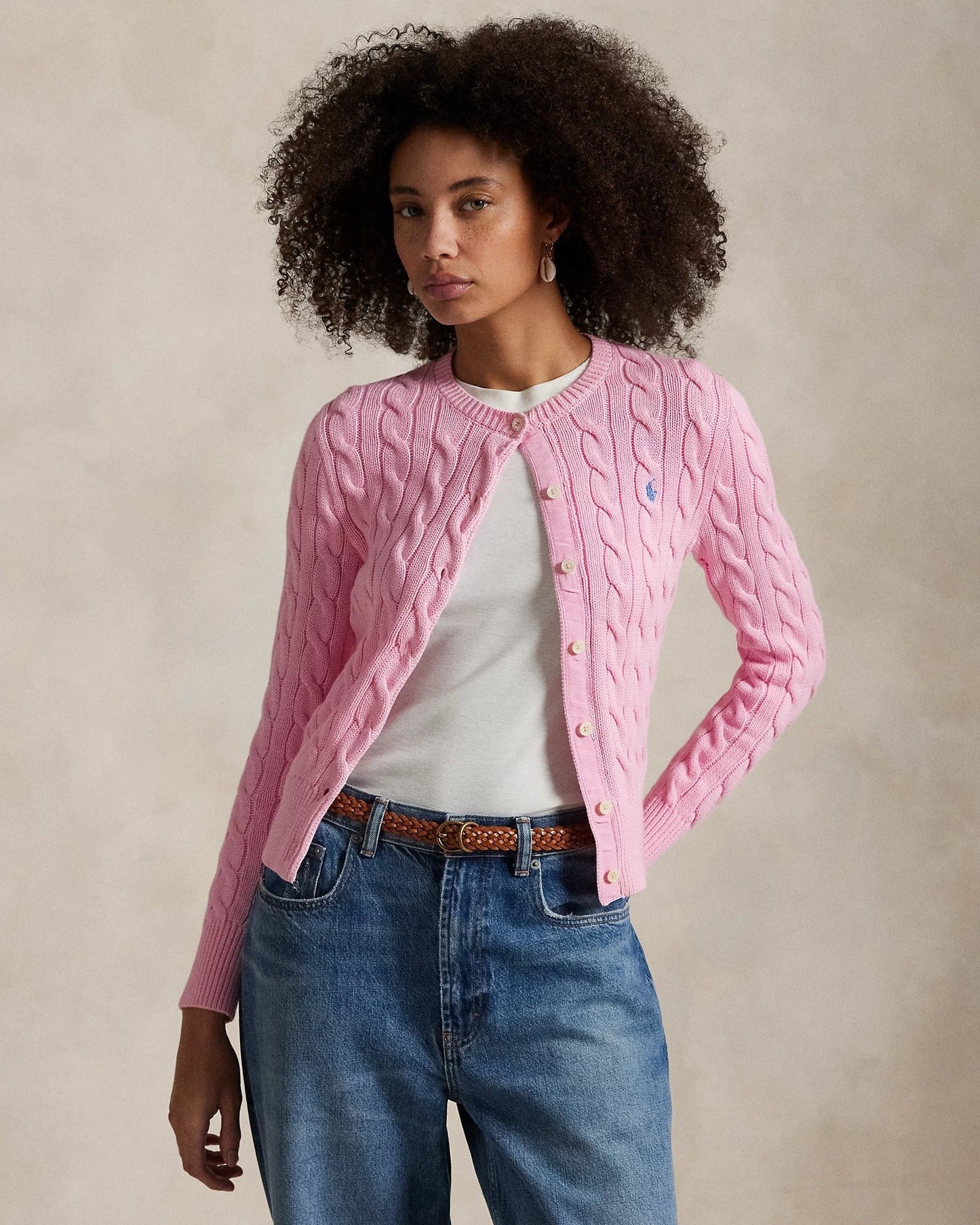 RL Cardigan | Baumwollzopfstrick