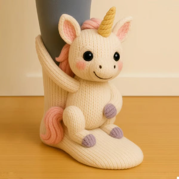 Tierische Kuschelsocken
