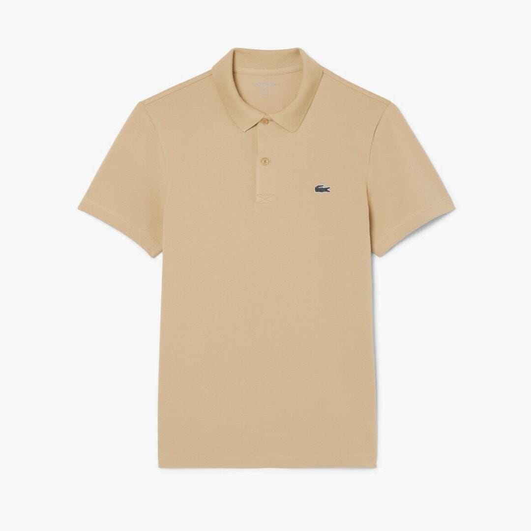 Polo en coton mélangé coupe droite LC