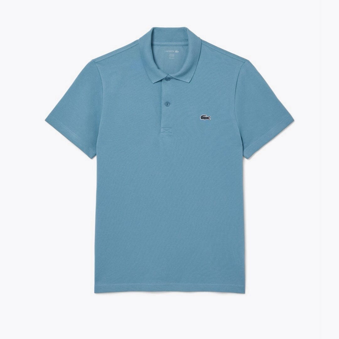 Polo en coton mélangé coupe droite LC