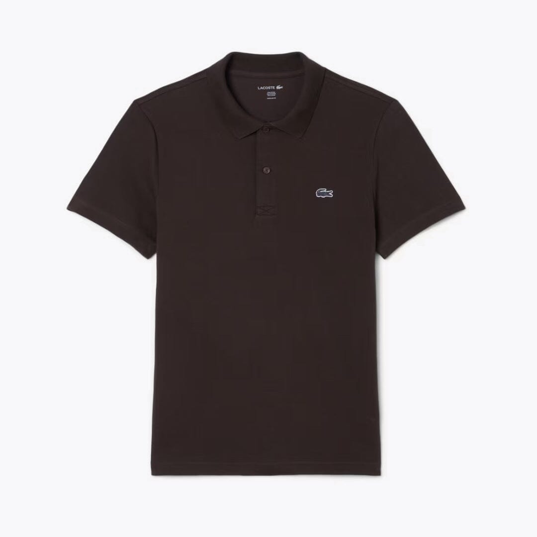Polo en coton mélangé coupe droite LC