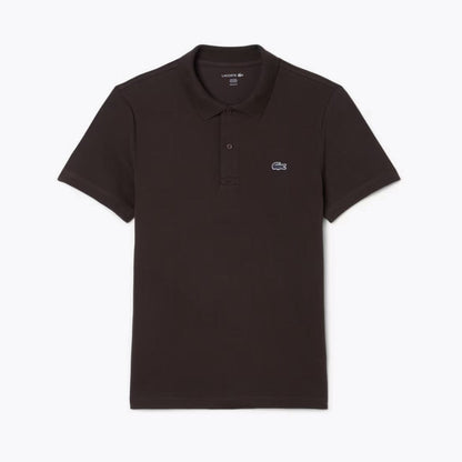 Polo en coton mélangé coupe droite LC