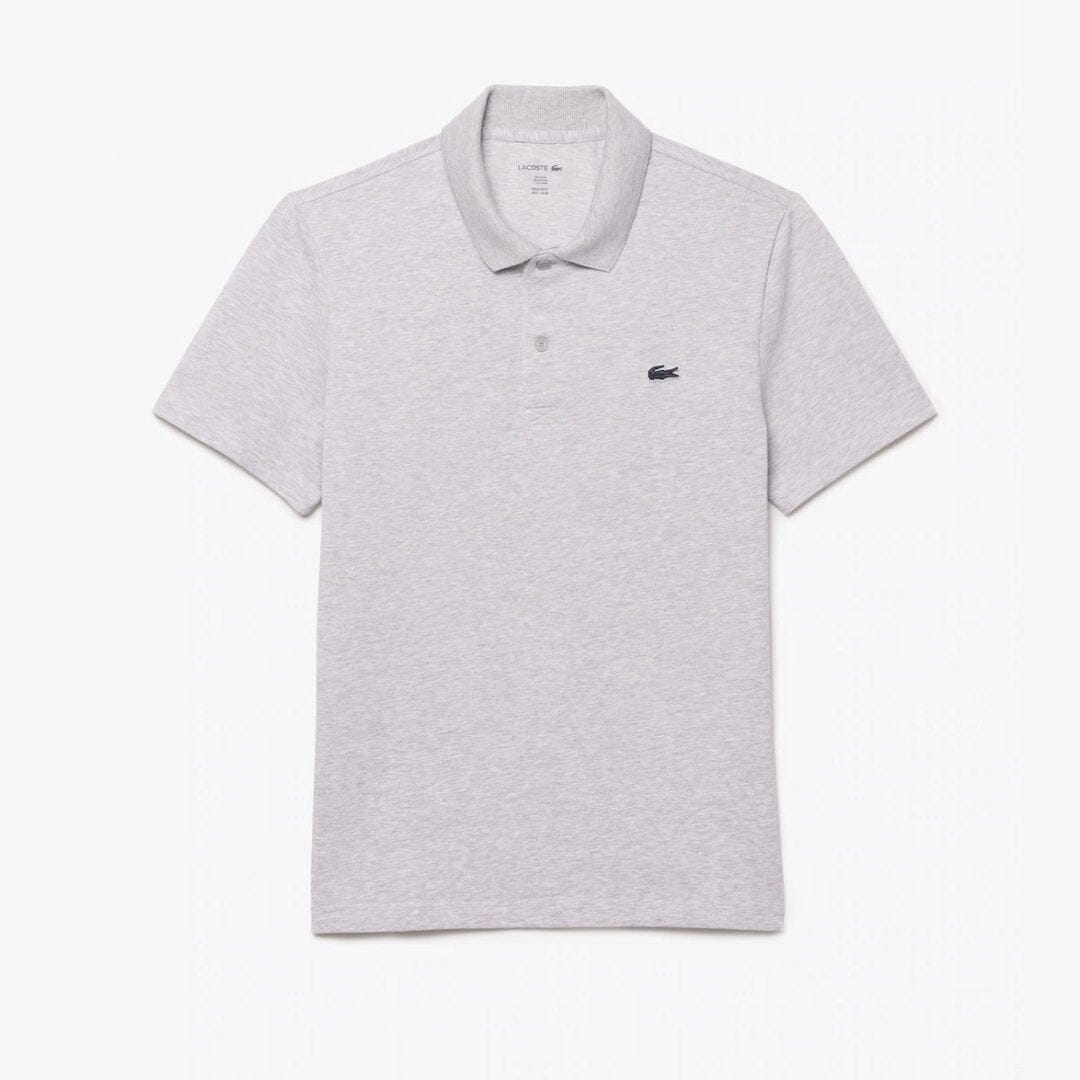 Polo en coton mélangé coupe droite LC