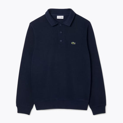 LC Geripptes Polo-Sweatshirt aus Baumwolle