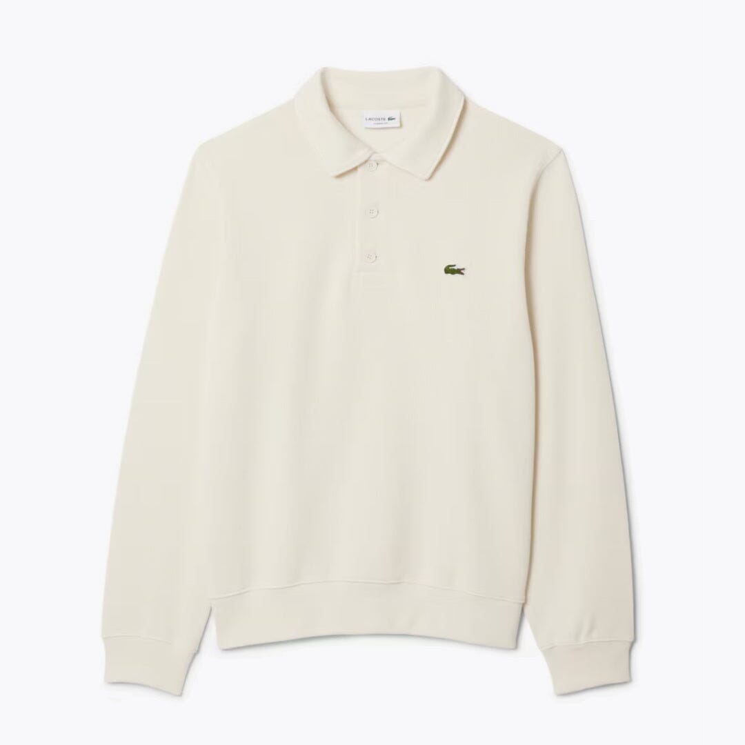 LC Geripptes Polo-Sweatshirt aus Baumwolle