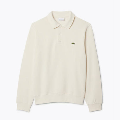 LC Geripptes Polo-Sweatshirt aus Baumwolle